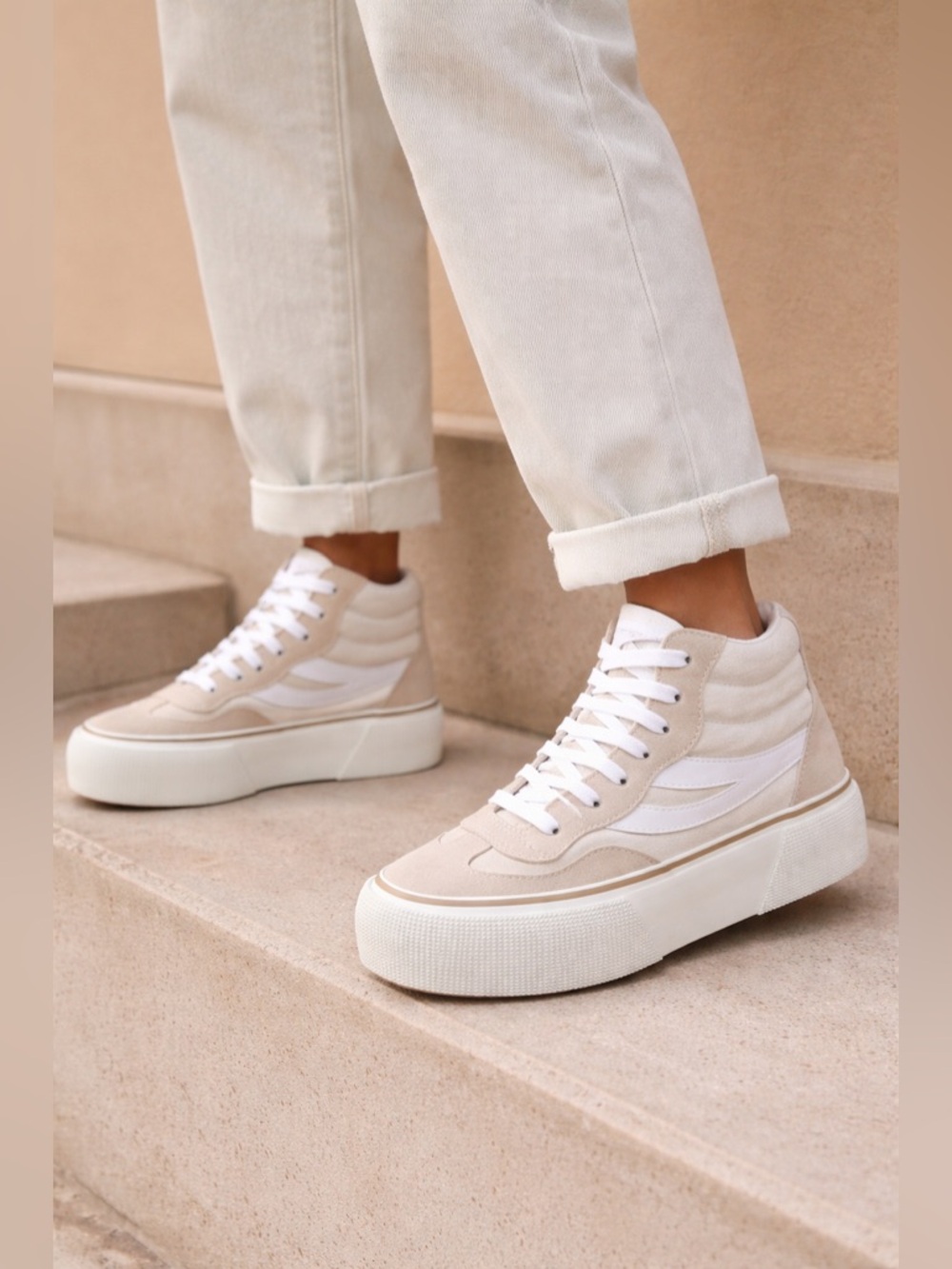 Superga 3142 Revolley High-Top Sneakers NWT Size 8